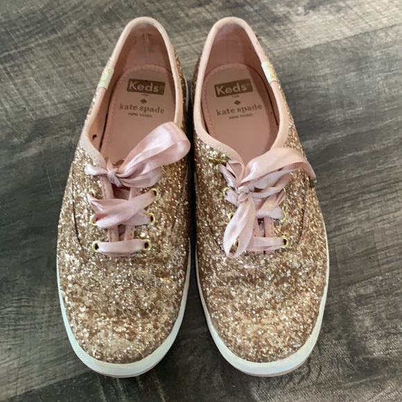 Kate spade glitter Keds pink size 6 - Picture 4 of 4